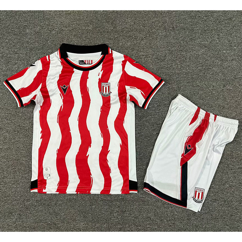 25-26 Stoke City Home Kids Kit
