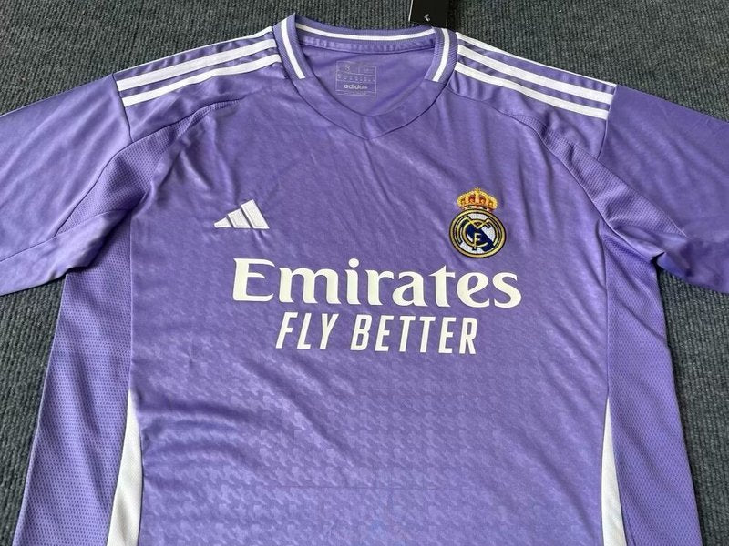 24-25 Real Madrid purple training shirt