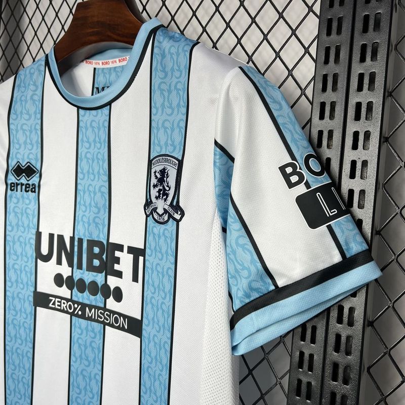 24-25 Middlesbrough away soccer jersey