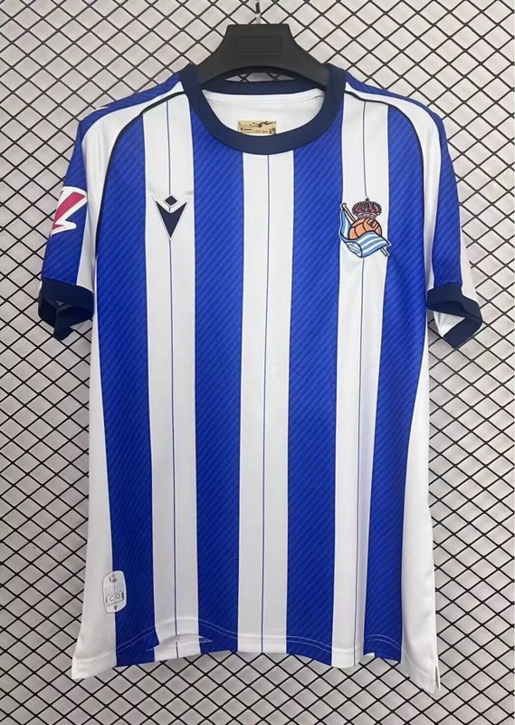 25-26 Real Sociedad home soccer jersey