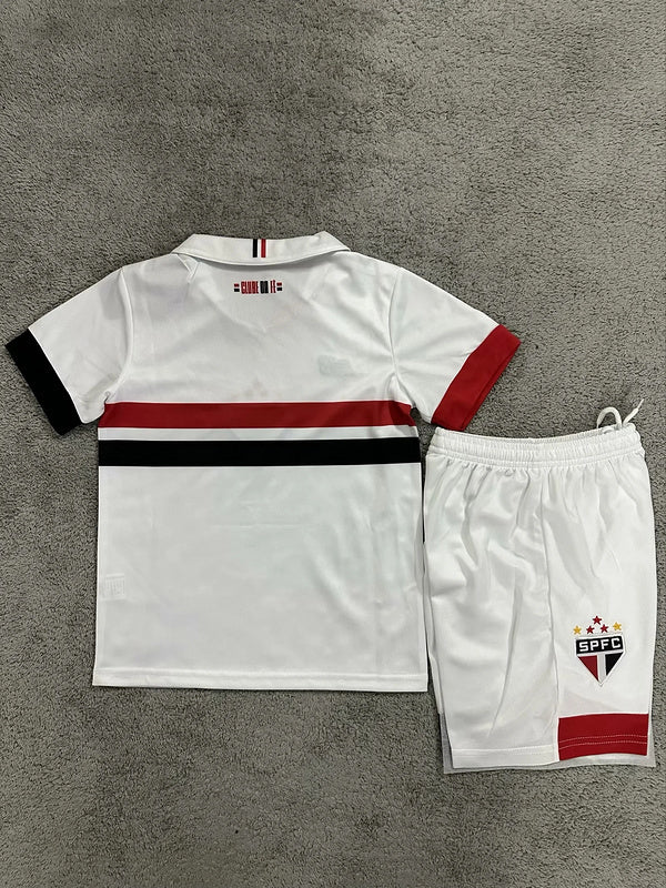 24-25 Sao paulo home white kid kit