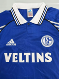 98-00 Schalke 04 home retro soccer jersey size S-2XL