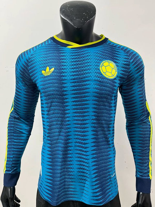 2026 Colombia Away Player version Long Sleeve S-4XL — Jsonwang 26/27