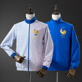 French Reversible Jacket Windbreaker - White &amp; Blue S-XXL