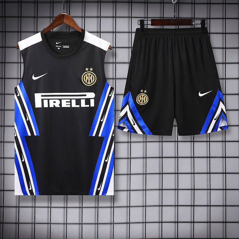 25-26 INT Black Vest suit