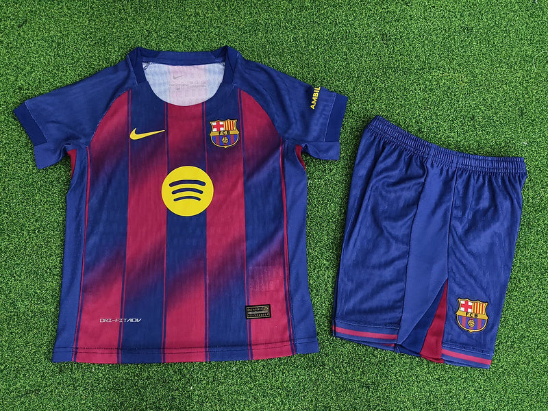 25-26 Barcelona home player version kid kit