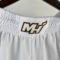 Miami Heat home white shorts