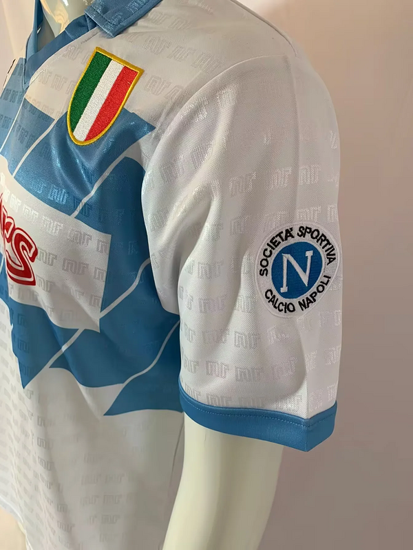 90-91 Napoli away retro soccer jersey size S-2XL