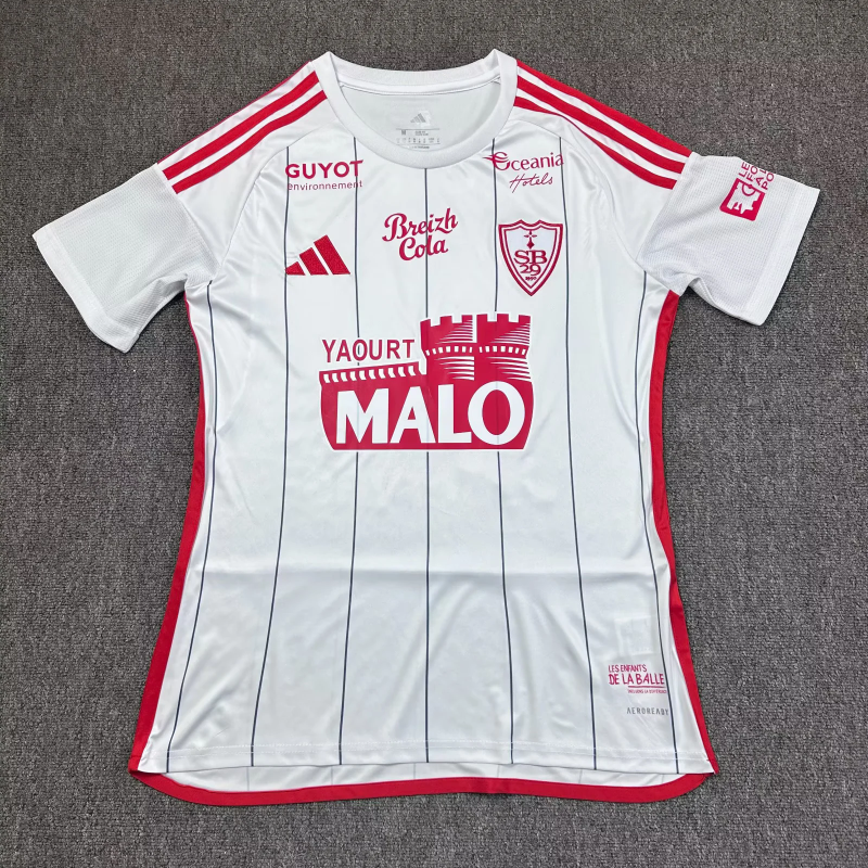 Stade Brestois 25/26 Away soccer jersey size S-2XL