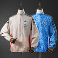 M-U Reversible Jacket Windbreaker - Beige&amp;Blue S-XXL