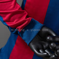Barcelona 10/11 Home Long Sleeve Player Version Retro Jersey S-3XL