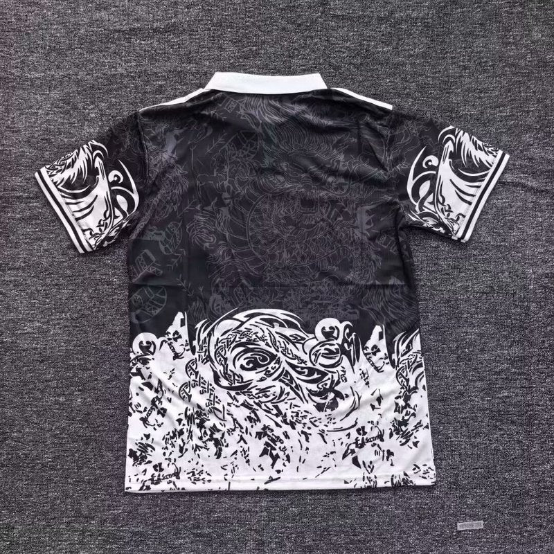 25-26 Real Madrid black and white dragon jersey