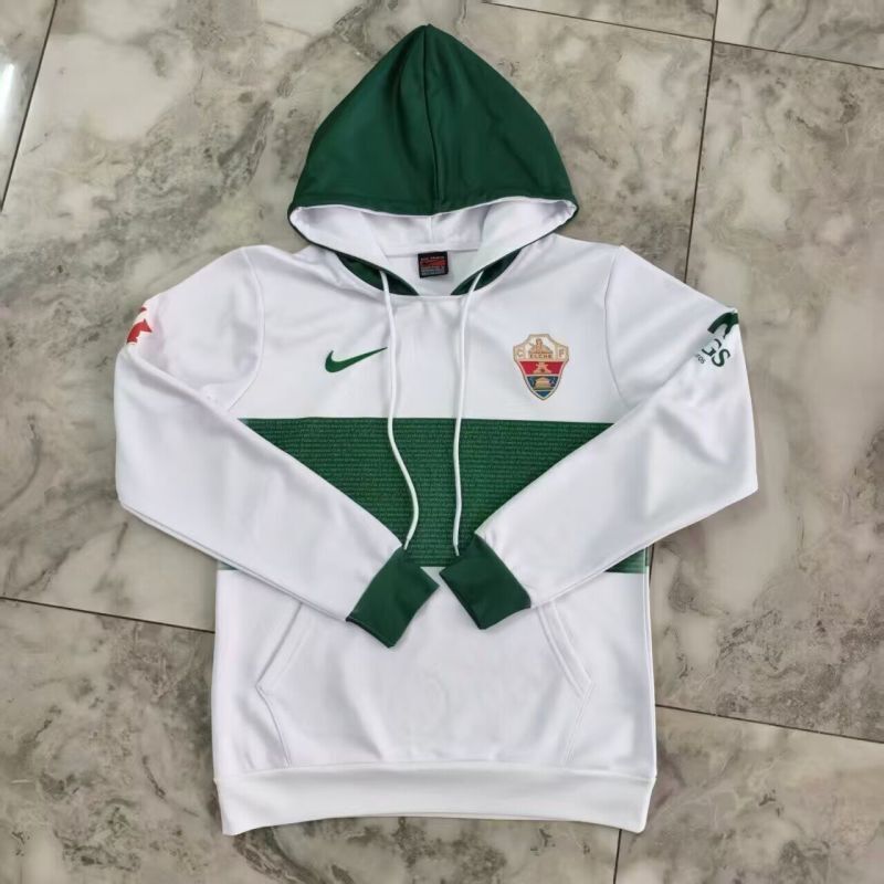 Elche FC 2025/26 White and Green Hoodie