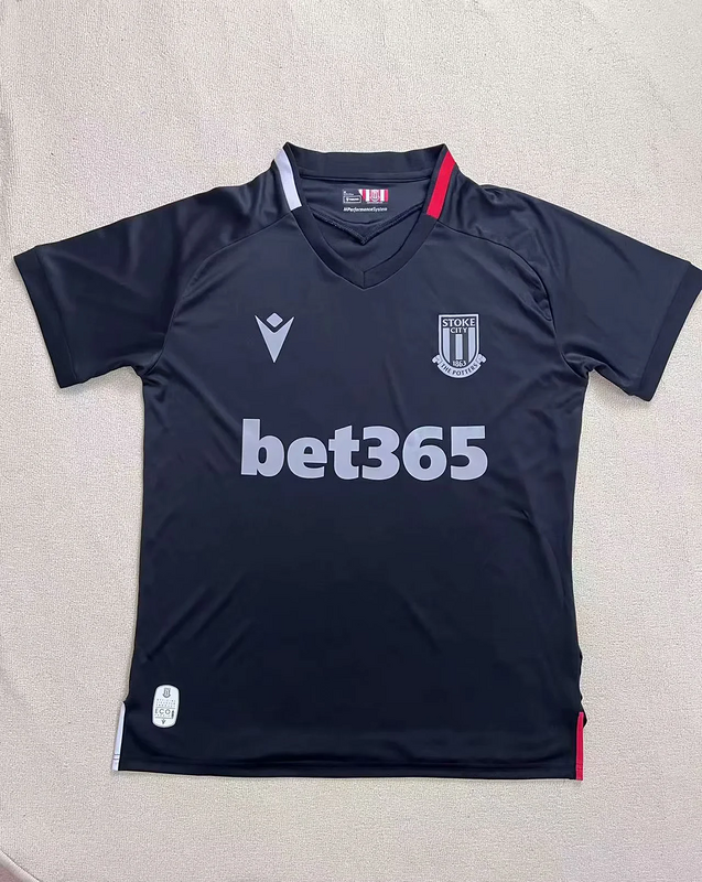 24-25 Stoke City away soccer jersey