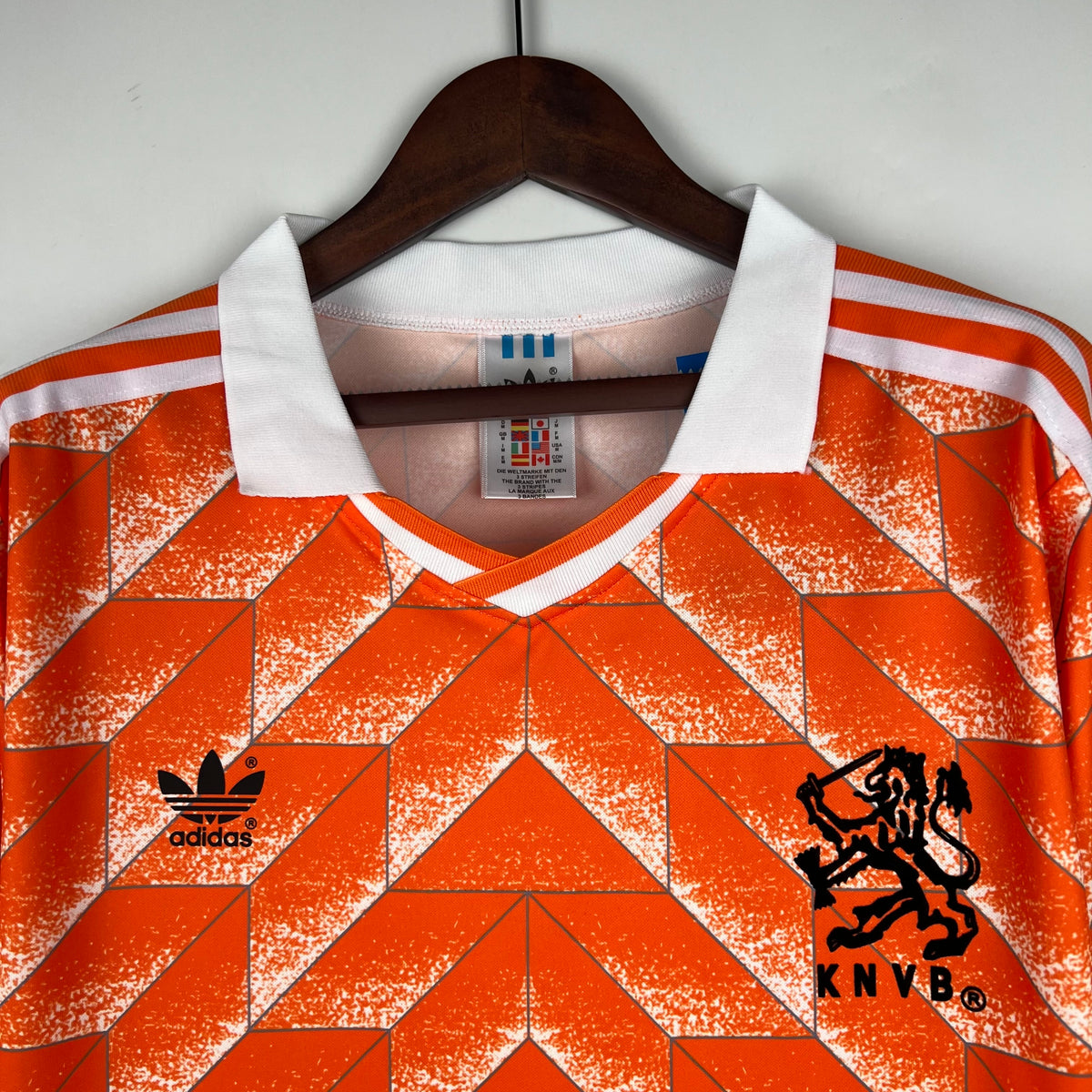 Retro Long Sleeve Holland 1988 Home S-XXL
