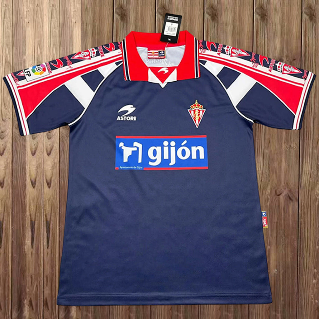 Retro Sporting de Gijon 1999/00 Away soccer jerseys
