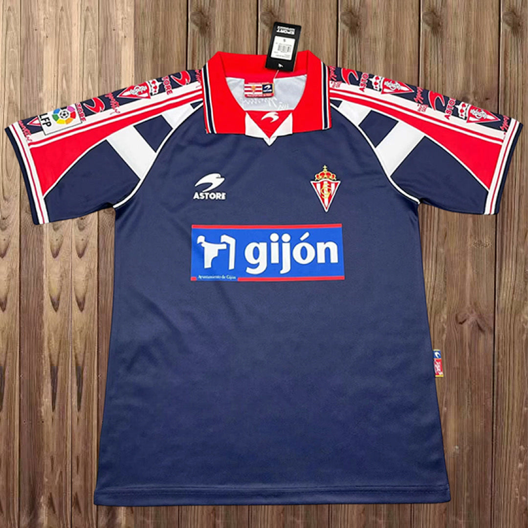 Retro Sporting de Gijon 1999/00 Away soccer jerseys
