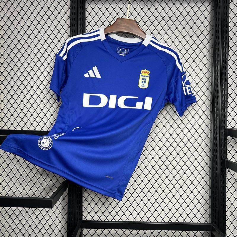 24-25 Real Oviedo home soccer jersey