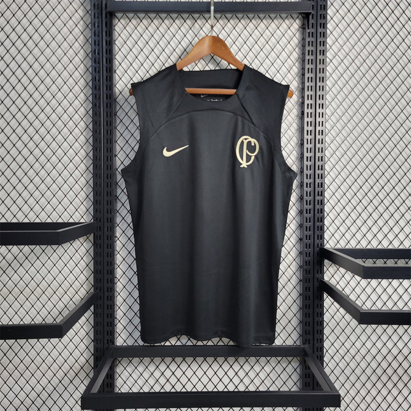23-24 Corinthian Black Tank Top Training T