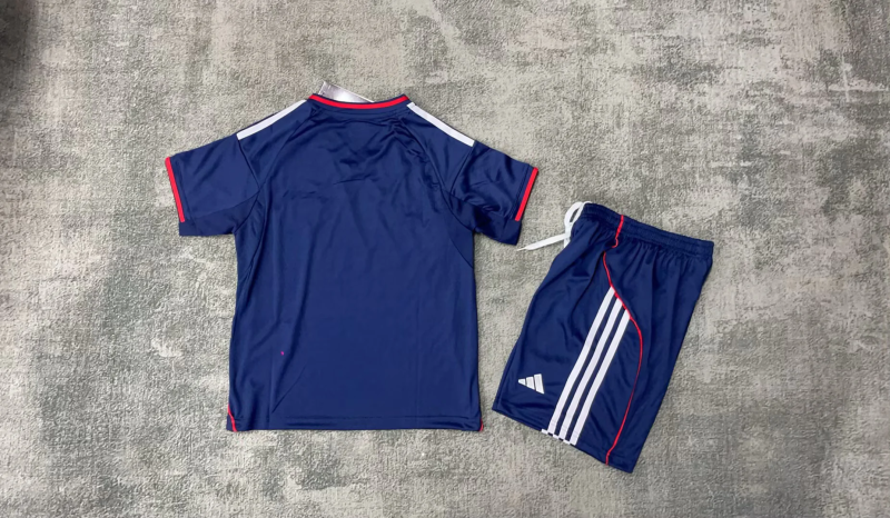 Lyon 2025/26 Away kids Soccer jersey