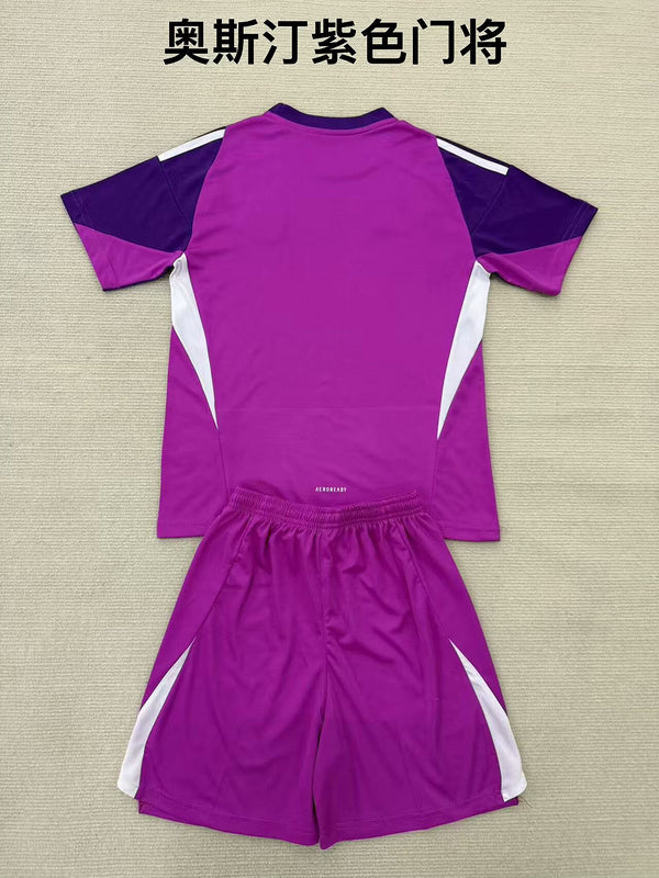 25-26 Austin Purple goalkeeper kid kit