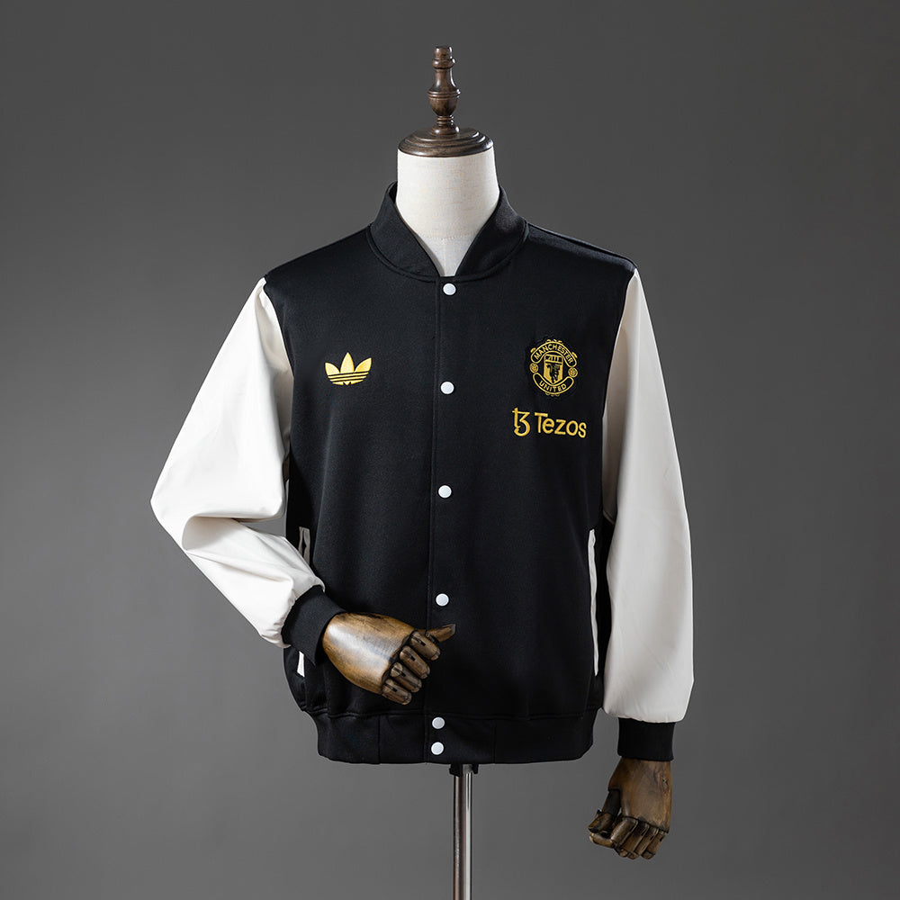 M-U Jacket - White &amp; Black S-XXL