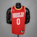 WESTBROOK#0 Rockets Retro Red