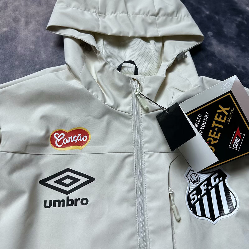 25-26 Santos white windbreaker