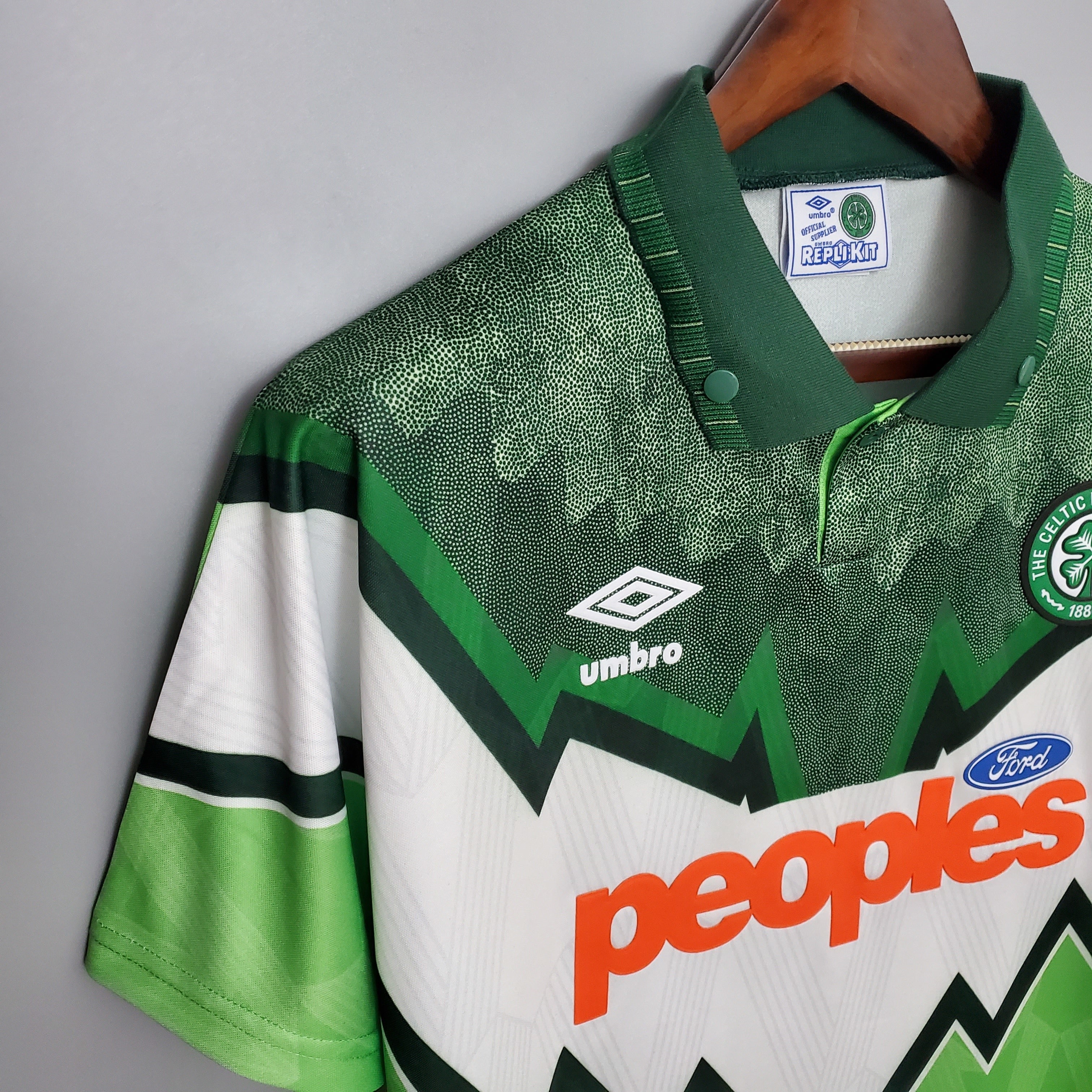 Retro 91/92 Celtic home S-XXL