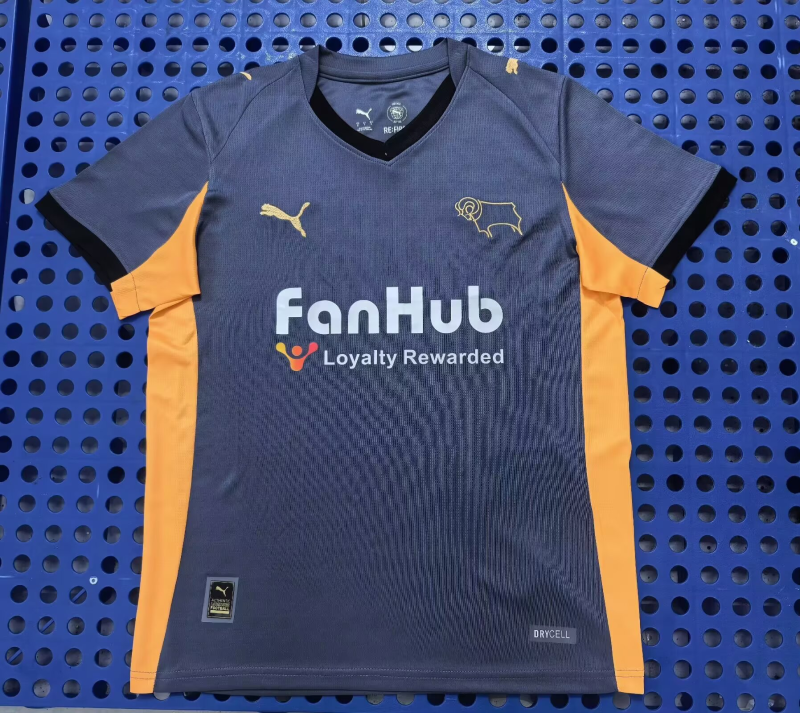 25-26 Derby County Away soccer jersey