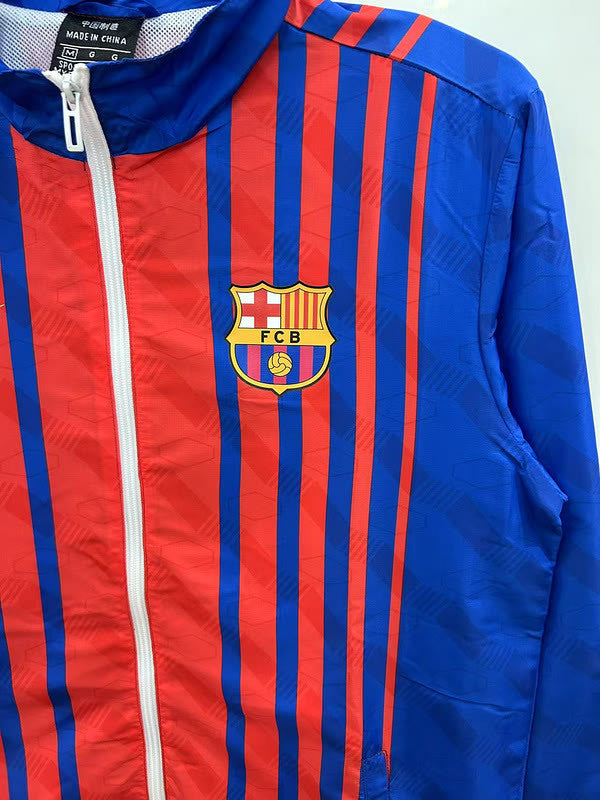 17-18 Barcelona retro windbreaker