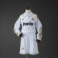 Retro Real madrid 2011/12 Home Long Sleeve kids kit