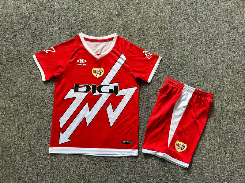24-25 Rayo Vallecano away red kid kit