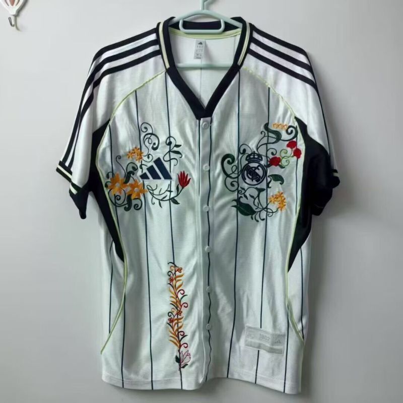 25-26 embroidered flowers Jersey