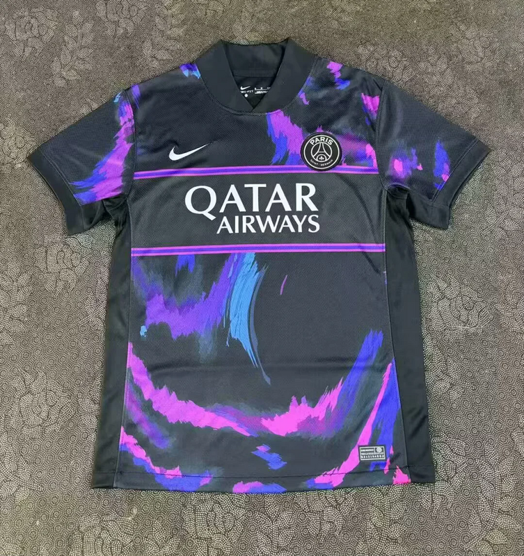 25-26 Paris Saint-Germain black and purple special jersey