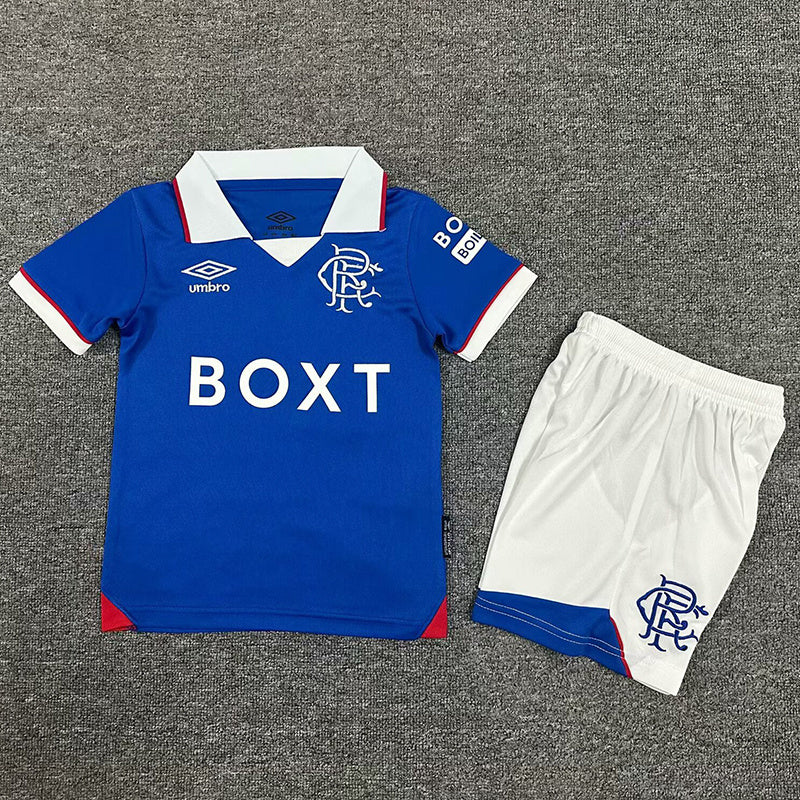 25-26 Rangers Home Kids Kit