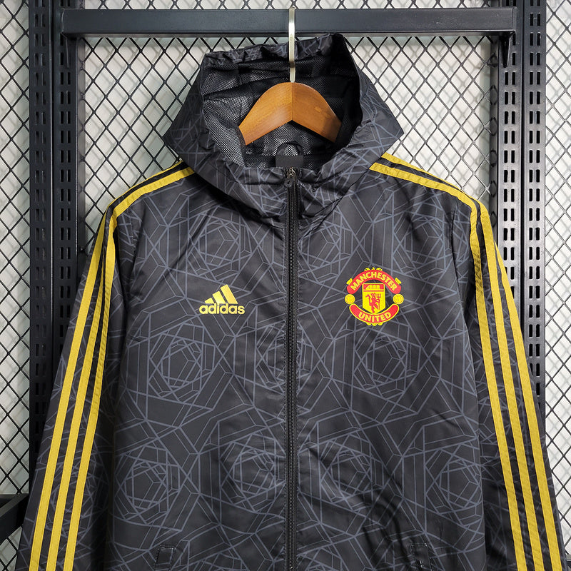 23-24 Manchester United black windbreaker