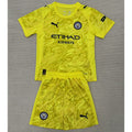 25-26 MCI yellow goalkeeper kid kit