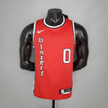 LILLARO#0 Trail Blazers Retro Red