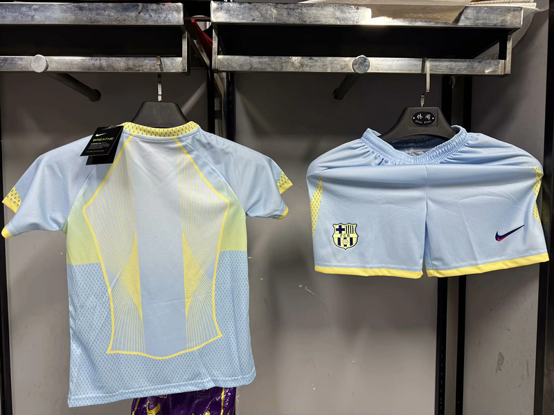 25-26 Barcelona blue and yellow special kid kit