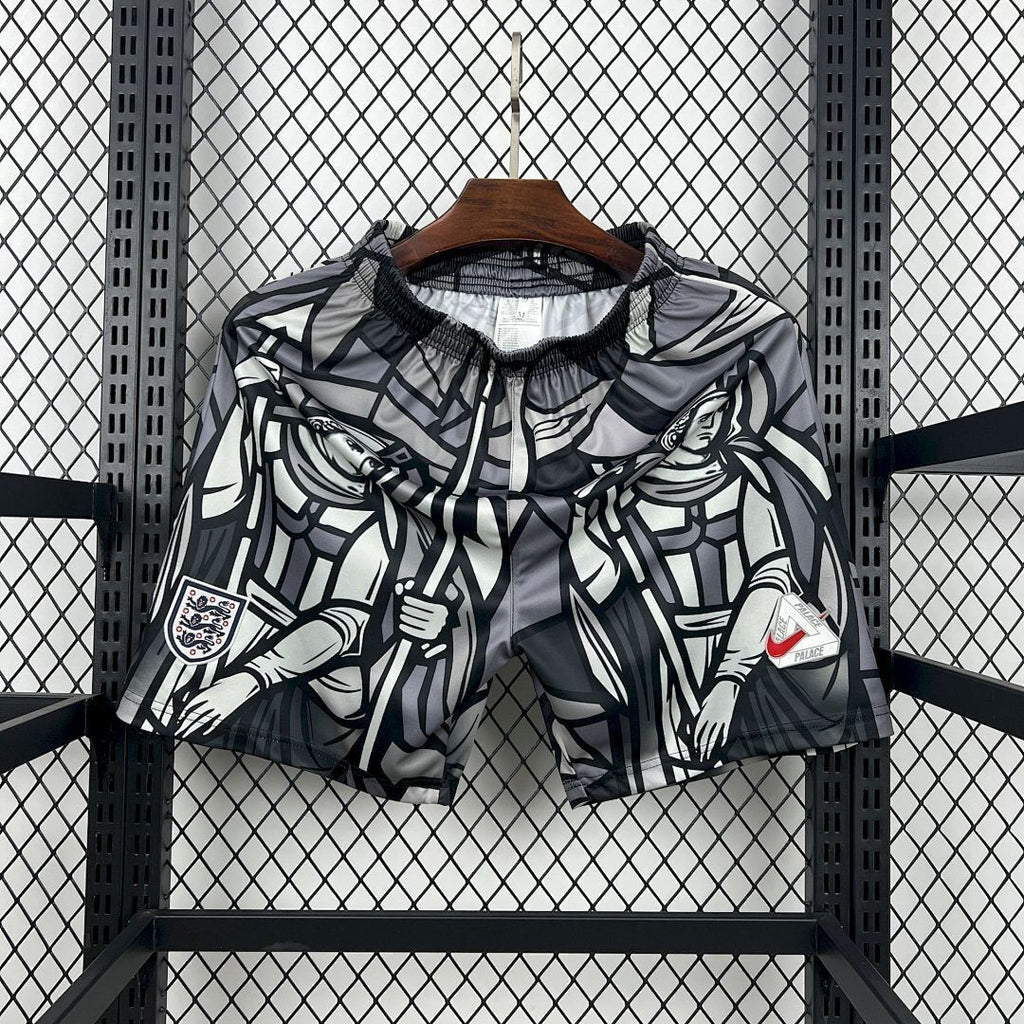 Pantalon Corto de Futbol #Mens England x Palace 2026 World Cup Pre-match Shorts — Zhang199