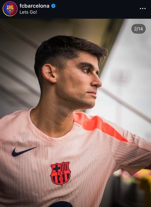 Barcelona 2025/26 Pink Special Player version jersey