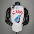 OLADIPO#4 Miami Heat V-neck White