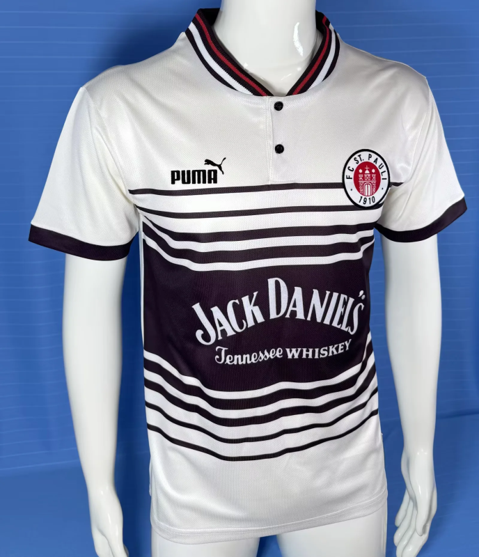 Retro 1997/98 FC St. Pauli home soccer jersey Size S-2XL