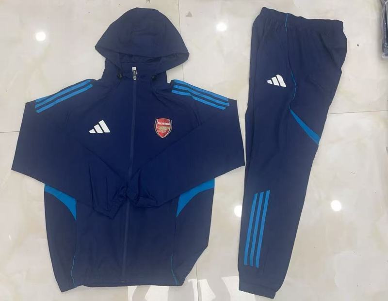 Arsenal 2025/26 Dark Blue Windbreaker suit S-2XL