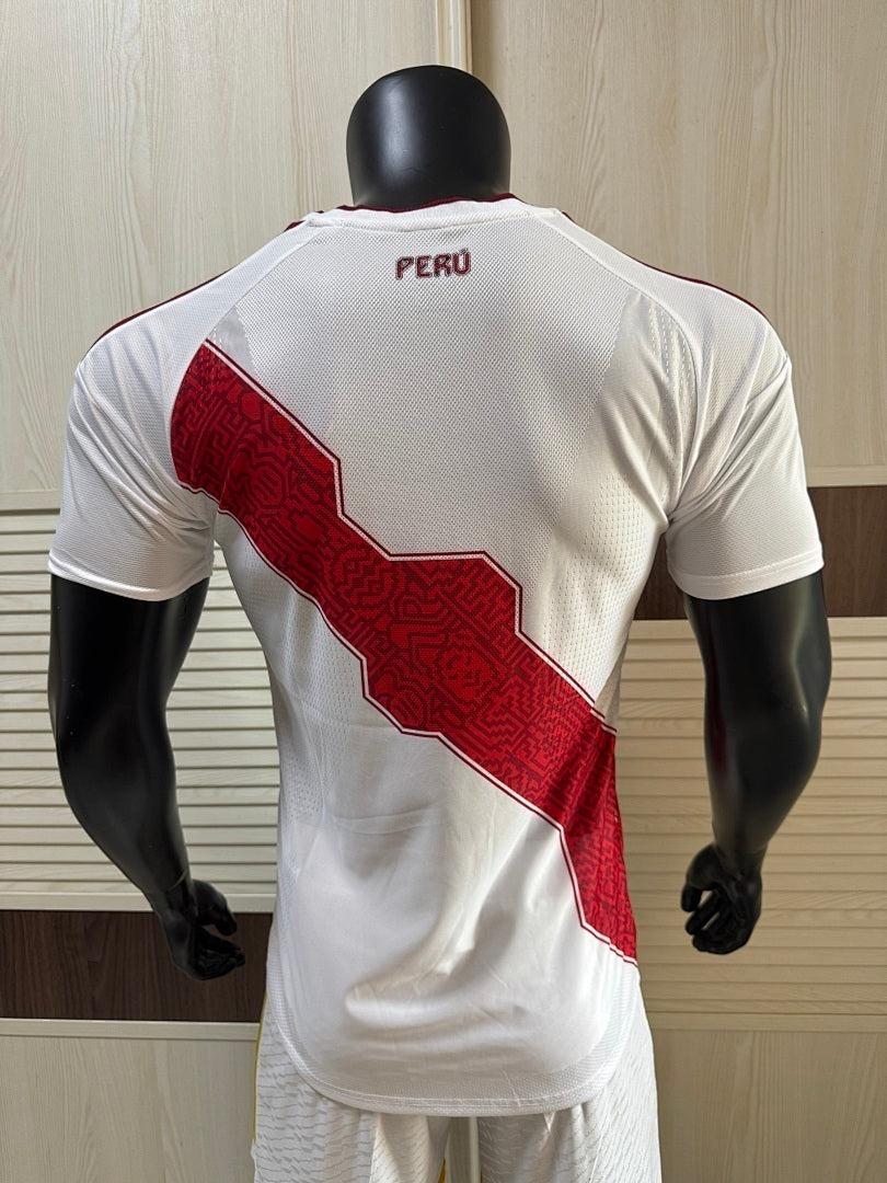 Peru 2026 World Cup Home Player Version soccer jersey size S-2XL