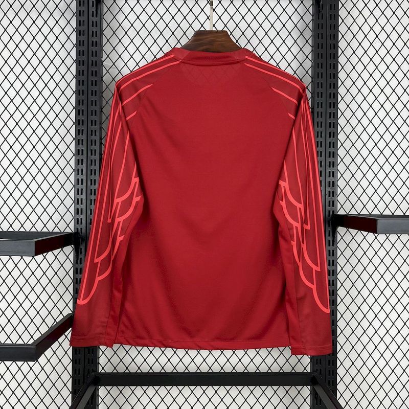 25-26 Paris Saint-Germain red long sleeve goalkeeper jersey