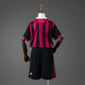 AC Milan 09/10 Home Retro Kids Kit Jersey Size 16-28