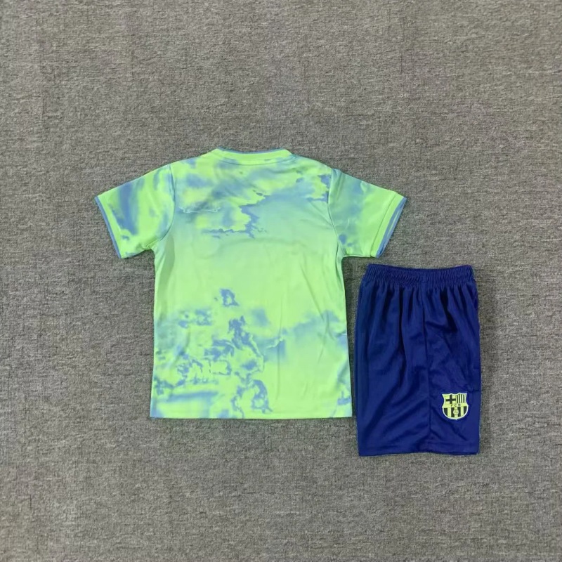 Barcelona 2025/26 special version light green Kids Kit