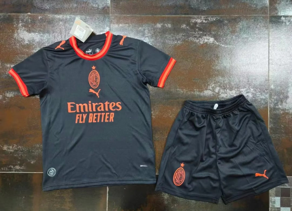 AC Milan 2026/27 Second Away Kids kit Size16-28
